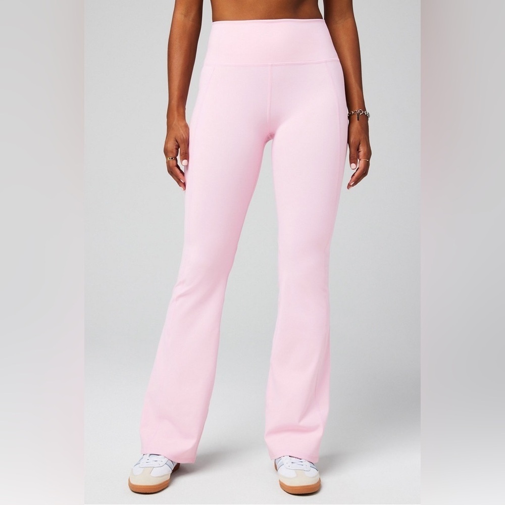 Fabletics Oasis PureLuxe High-Waisted Kick Flare Sz XL NWT light pink pants